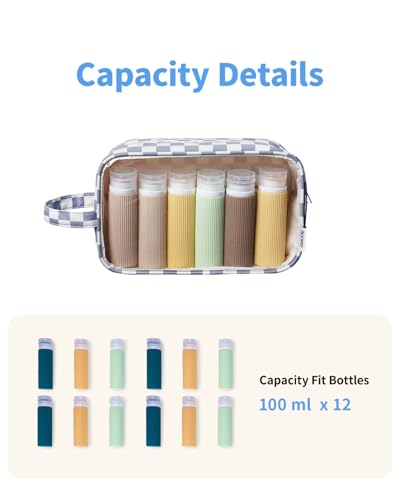 Clear Toiletry Bags for Traveling Women Men