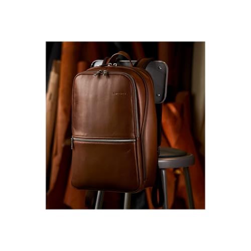 Classic Leather Slim Backpack