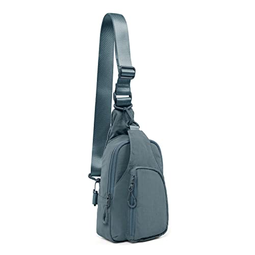 Sling Bag with Adjustable Straps Crossbody Chest Bag Lightweight Small Backpack for Casual Outdoor Traveling Hiking