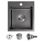 Kitchen Sink 15×17 Inch Drop In Black Small Kitchen Sinks