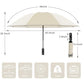 Windproof Travel Folding Inverted Umbrella with LED Light