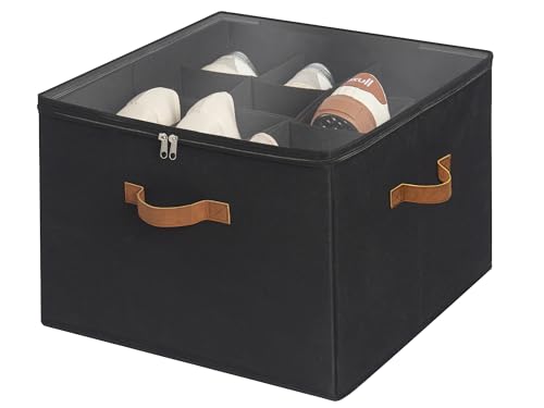 16 Pair Closet Shoe Organizer with Adjustable Dividers