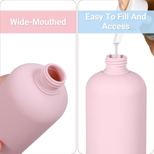 8.8oz 4pack Refillable Travel Shampoo and Conditioner Bottles (4 Count)