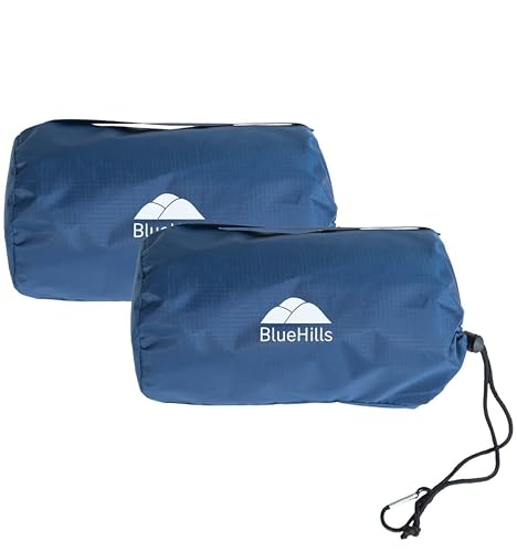 Ultra Compact 2 Pack Travel Blanket Pillow Airplane (2 Count)