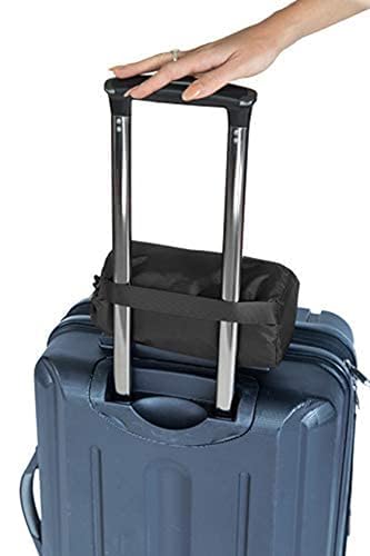 Ultra Compact Travel Blanket Pillow 2 Pack Airplane 70X56In Black (2 Count)
