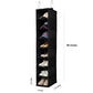 Hanging Shoe Organizer for Closet with Side Mesh Pockets