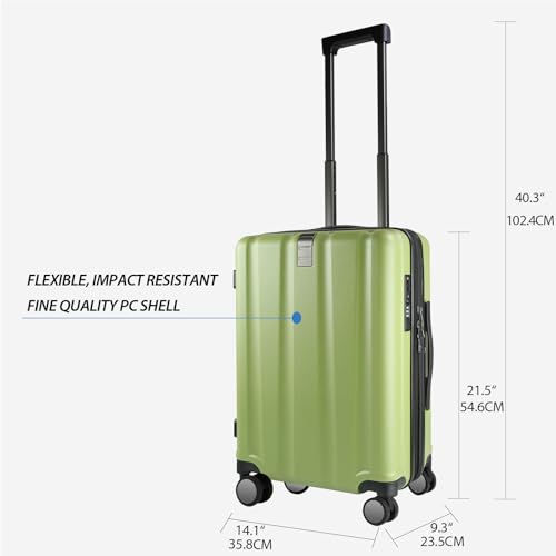 Carry On Luggage Suitcase Rolling Luggage