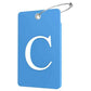 2 Pack Initial Luggage Tags for Suitcases Airplane Travel Essentials (2 Count)