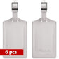 6 Pack Luggage Tags for Suitcases Airplane Travel Essentials (6 Count)