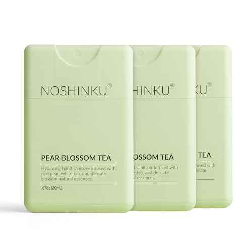 Refillable Hand Sanitizer Pear Blossom Tea 3 (2 Fl Oz)