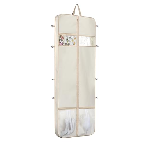 Wedding Dress Bag Long Garment Bag Dress Bag for Traveling 72 in