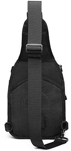 Tactical Sling Backpack With Holster Military Crossbody Bag for Men Single Shoulder Back Pack 10L