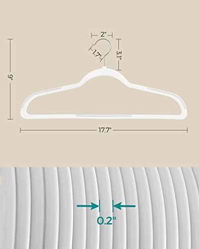 Plastic Clothes Hangers (50 Count)