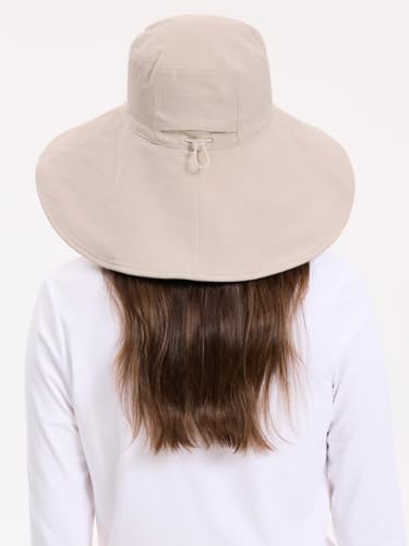 Women's Ultra Wide Cotton Linen Hat UPF 50+