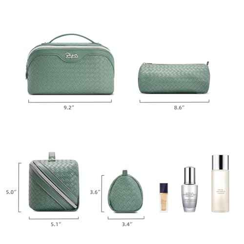 Travel Makeup Bag Cosmetic Bags for Women (3 Count)