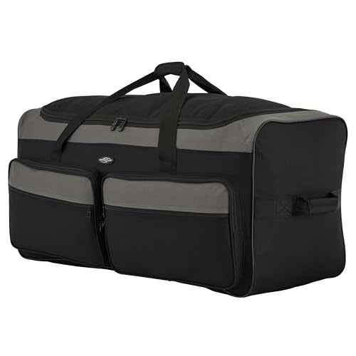 36" Asgard 3 Wheel Rolling Duffel Bag (4 Pieces)