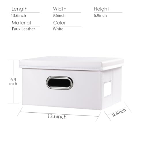 Collapsible Storage Box with Lid [3