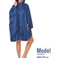 Unisex Rain Poncho Hooded Waterproof Raincoat for Adults Women