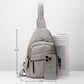 Large Sling Bag for Women Crossbody Purse Leather Fashionable Trendy Chest Bag for Travel