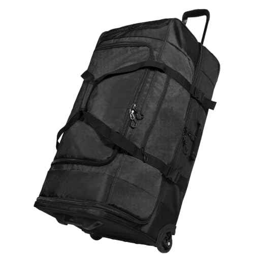30" Large Rolling Duffle Bag with Wheels and Handle for Travel