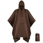 Hooded Rain Poncho Lightweight Waterproof Unisex Raincoat Jacket with Pocket for Men Women Adult