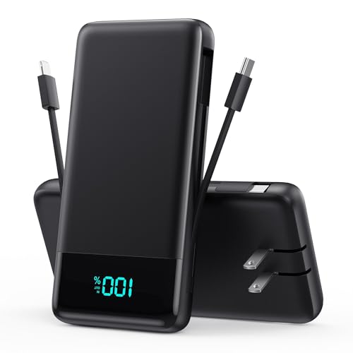 Portable Charger Power Bank for iPhone with Built