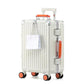 20 Inch Carry On Luggage with Leather Handle