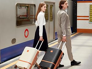 Carry On Luggage 20 Inch Expandable Suitcase with Spinner Wheel (3 Count)