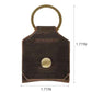 Genuine Leather SD Card Holder Keychain