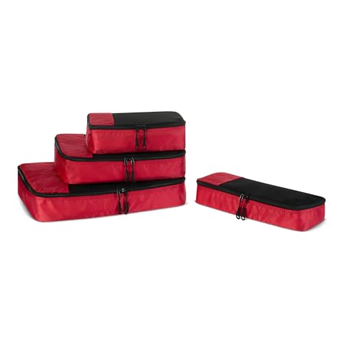 4 Piece Packing Cubes Travel Accessories Set (4 Count)