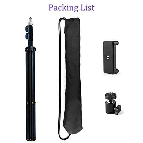 Up to 82.6 Inch Tall Tripod for Cell Phone and Lightweight Camera