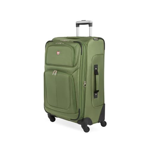 Sion Softside Expandable Spinner Luggage Durable Lightweight Travel Suitcase