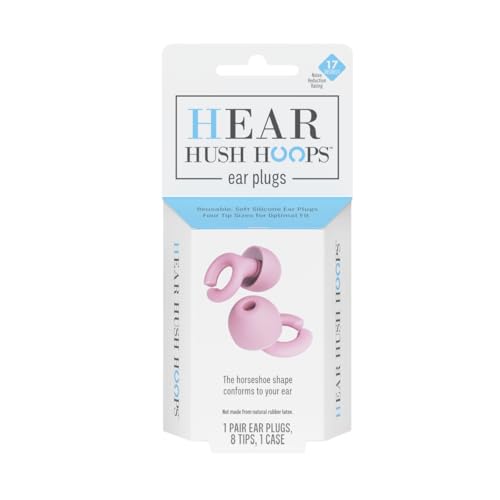 Hush Hoops Reusable Noise Reducing Ear Plugs