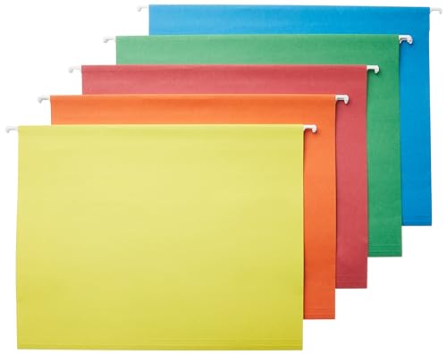 Hanging File Folders with Adjustable Tabs (25 Count)
