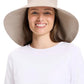 Women's Ultra Wide Cotton Linen Hat UPF 50+