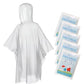Disposable Rain Ponchos for Adults (5 Count)