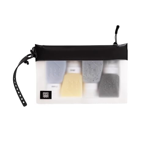 TSA Approved Travel Bottles with Clear TSA Bag (4 Count)