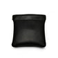 Black PU Leather Jewelry Pouch Portable Travel Jewelry Storage Bag