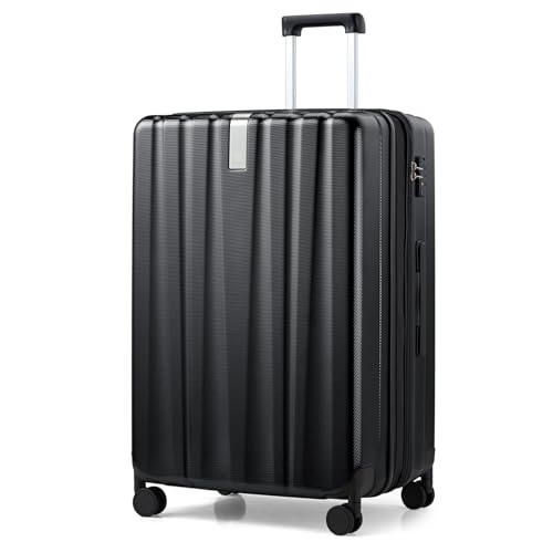 29 Inch Expandable Large Checked Luggage with 8 Spinner Wheels