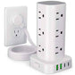 Power Strip Tower with Multiple Outlets