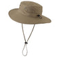 UPF50+ Mens Sun Hat Wide Brim Fishing Hat Sun Protection Bucket Hat for Men Women Beach Gardening Golf Dark Khaki