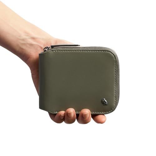 Zip Wallet Slim Leather Billfold