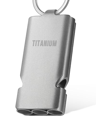Titanium Loud Whistle for Emergency Survival