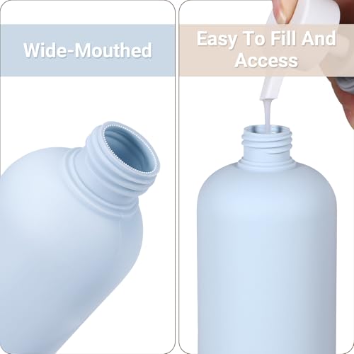 13.5oz 4pack Refillable Travel Shampoo and Conditioner Bottles (4 Count)