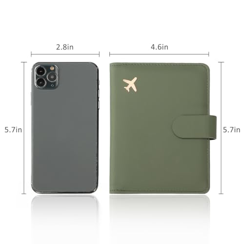 Premium Leather Passport Holder Covers Case