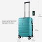 Hardside Expandable Carry On Luggage with Spinner Wheels & Built