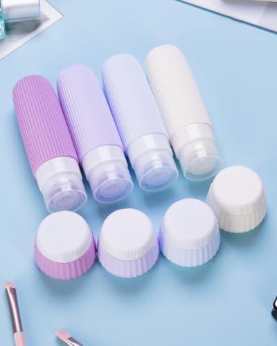 Travel Bottles for Toiletries 8 Pack (8 Count)