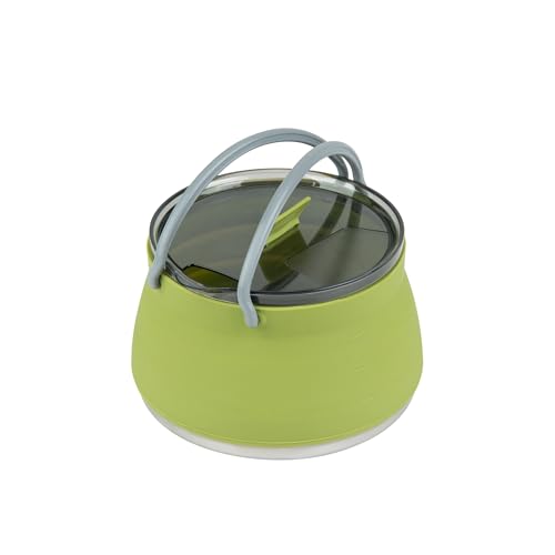 1L Green Silicone Collapsible Kettle (20 Count)