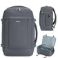 18" Travel Backpack Airlines Approved Personal Item Bag Women Grey