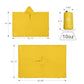 Hooded Rain Poncho Lightweight Waterproof Unisex Raincoat Jacket with Pocket for Men Women Adult